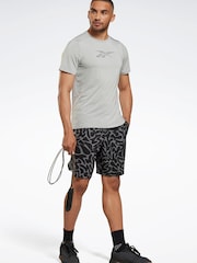 Reebok Grey Workout Ready ACTIVCHILL Short Sleeve T-Shirt - Image 3 of 4