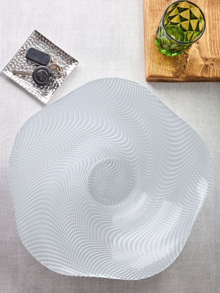 Anton Studio Designs Clear Clear 36cm Vortex Shaped Deep Bowl - Image 1 of 3