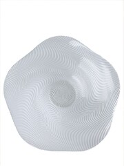 Anton Studio Designs Clear Clear 36cm Vortex Shaped Deep Bowl - Image 3 of 3