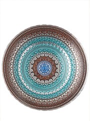 Anton Studio Designs Clear Clear 32cm India Patterned Bowl - Image 4 of 4