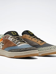 Reebok Grey National Geographic Club C 85 Vegan Trainers - Image 2 of 5