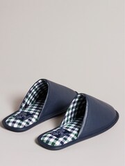 Ted Baker Blue Ardin Leather Mule Slippers - Image 3 of 4