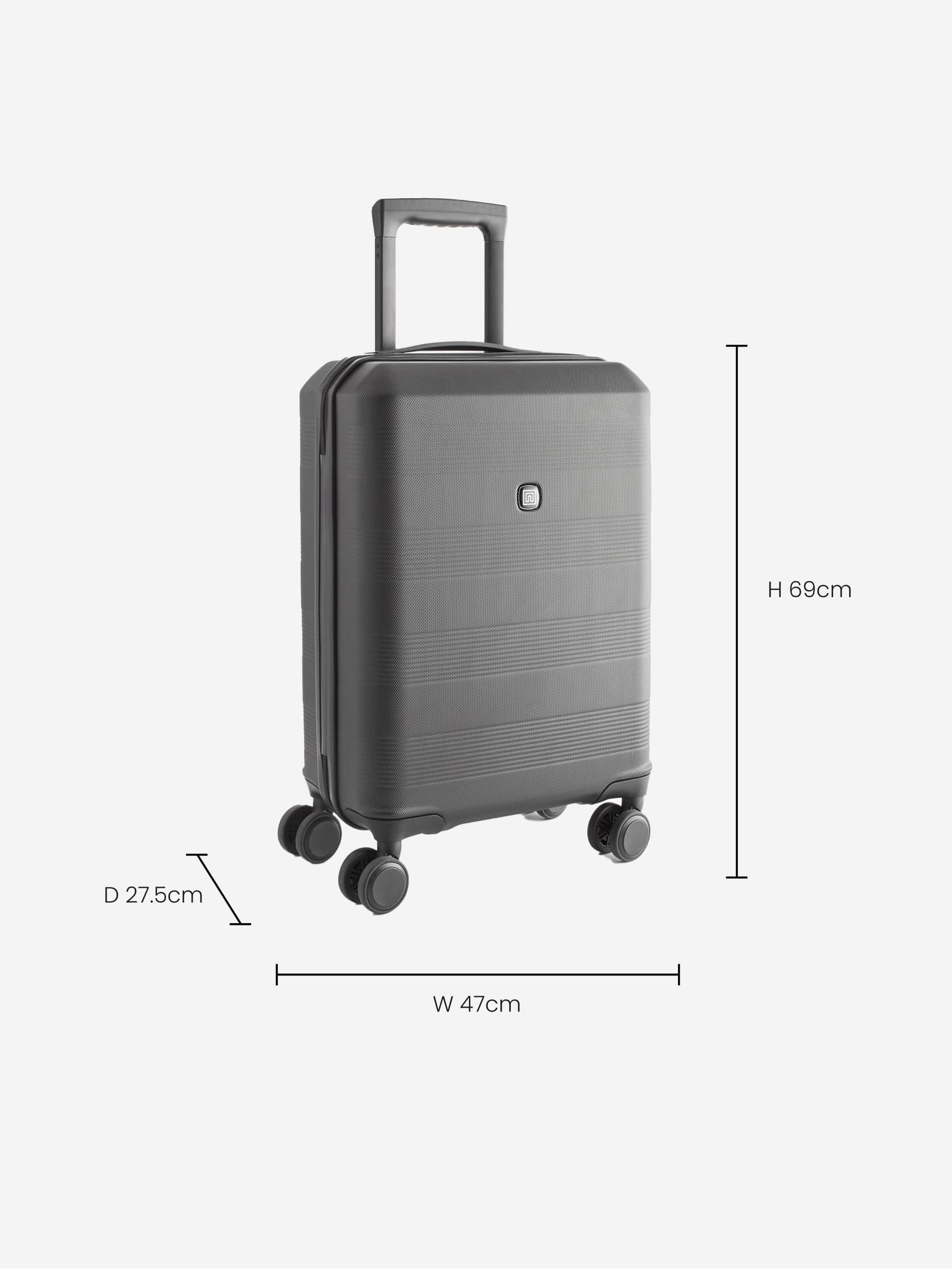 Buy Black Medium Suitcase from Next USA