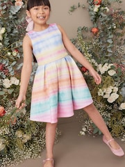 Pink/Blue/Orange Multi Tie Dye Stripe (1.5-16yrs) - Image 1 of 5