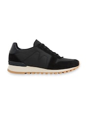 Whistles Black Padded Silas Runner Trainers - Image 1 of 4