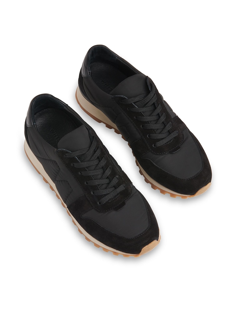 Whistles Black Padded Silas Runner Trainers - Image 2 of 4