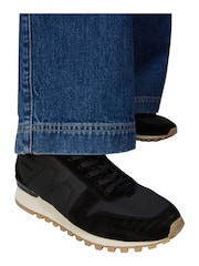Whistles Black Padded Silas Runner Trainers - Image 4 of 4