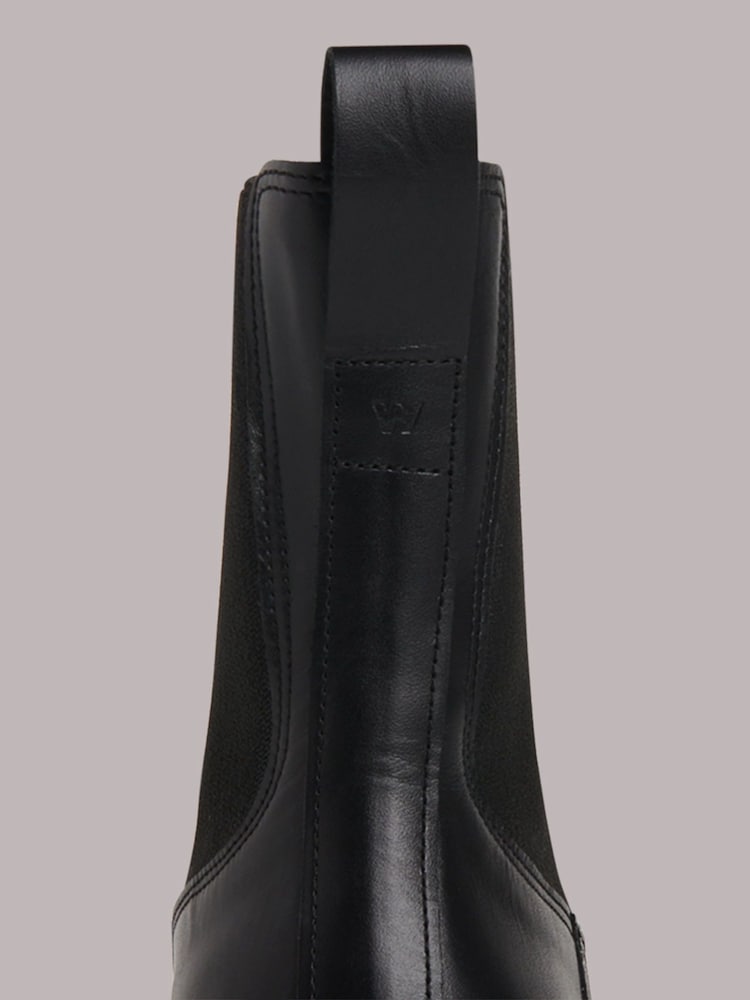 Whistles Black Chunky Hatton Chelsea Boots - Image 3 of 4