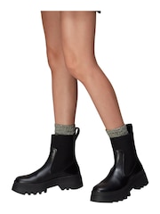 Whistles Black Chunky Hatton Chelsea Boots - Image 4 of 4
