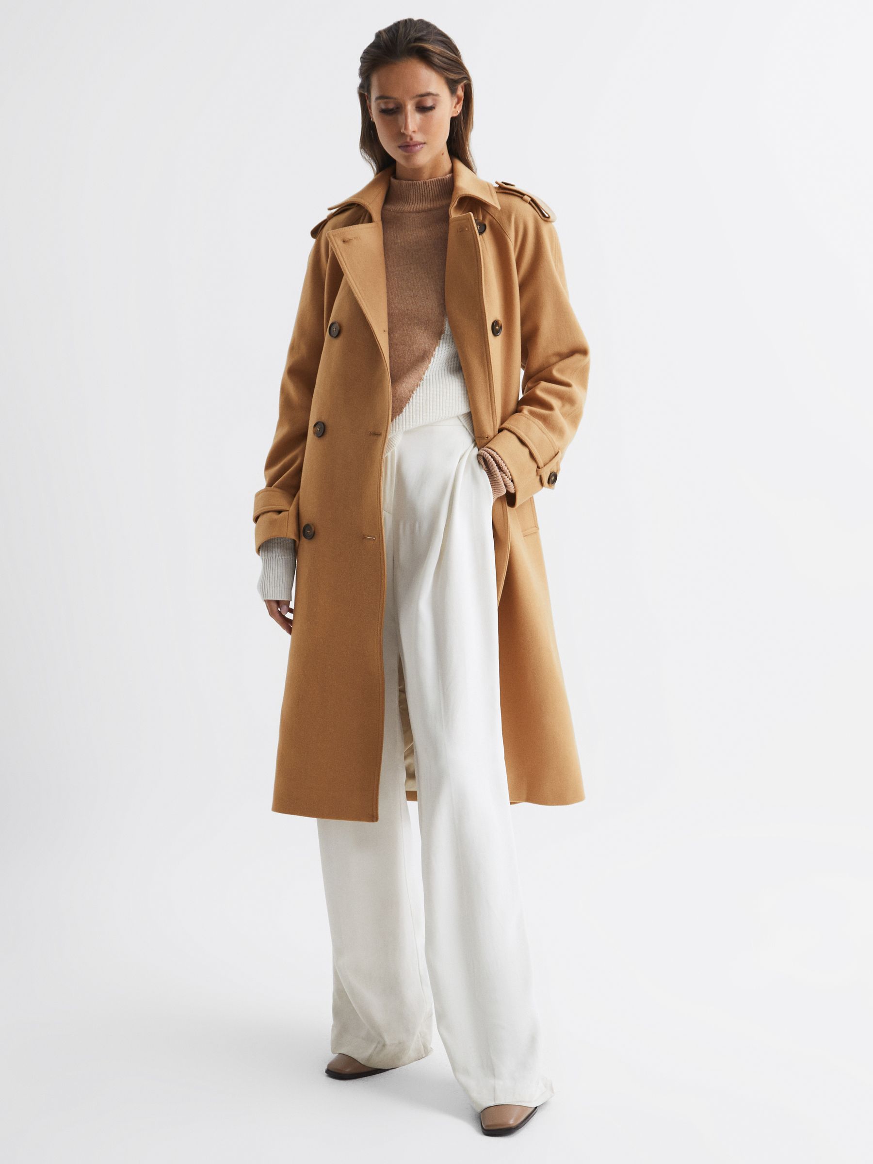Wool trench outlet