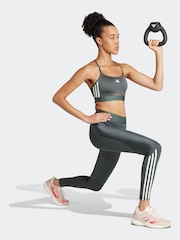 adidas Green Hyperglam Shine Bralette - Image 3 of 8