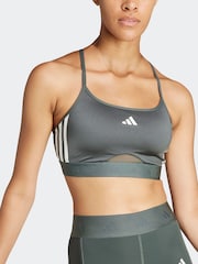 adidas Green Hyperglam Shine Bralette - Image 4 of 8