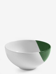 Jasper Conran London Green Abstract Serve Bowl - Image 1 of 6
