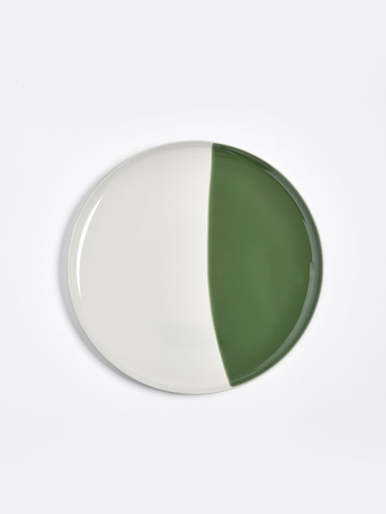 Jasper Conran London Green Abstract Serving Platter - Image 5 of 5