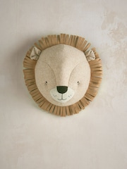 Mamas & Papas Brown Born To Be Wild Wall Lion Head - Image 1 of 2