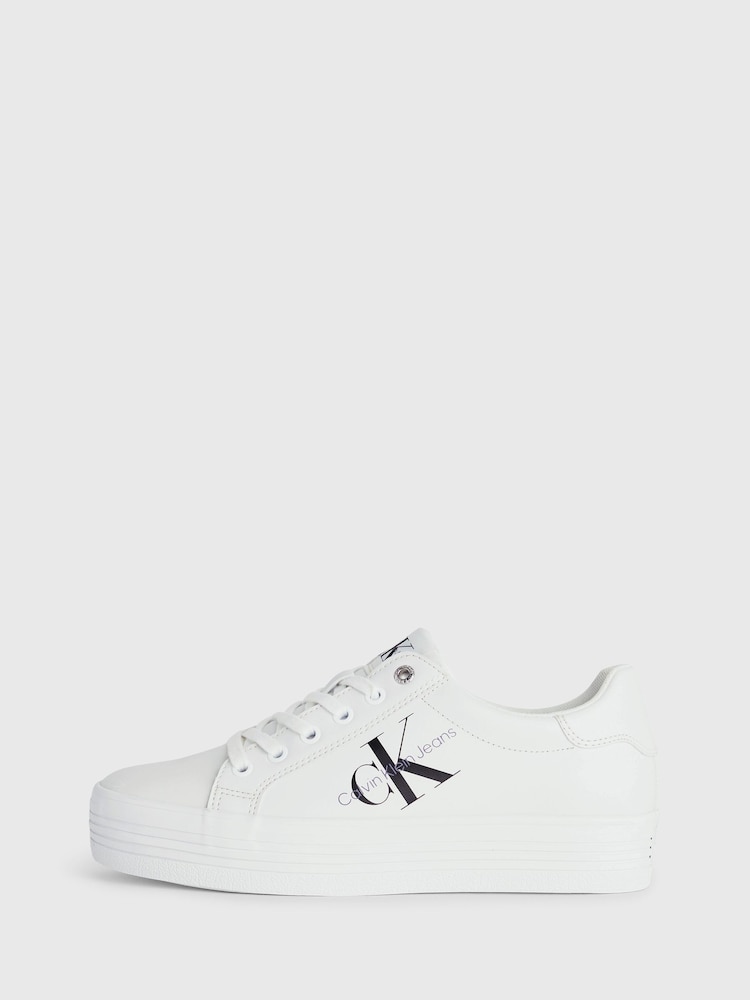Calvin Klein Graz Faltform Turnschuhe mit Monogramm - Image 3 of 7
