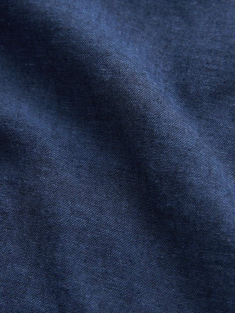 Marineblau - Chinoshorts aus Leinenmischung - Bild 8 von 8 Marineblau - Chinoshorts aus Leinenmischung - Bild 8 von 8