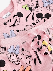 Pink Disney Mickey Mouse & Friends T-Shirt and Cycle Shorts Set (3mths-7yrs) - Image 7 of 7