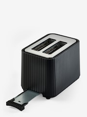 Black Sleek 2 Slice Toaster - Image 5 of 7