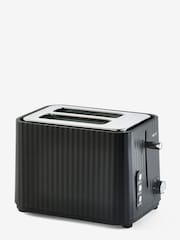 Black Sleek 2 Slice Toaster - Image 6 of 7