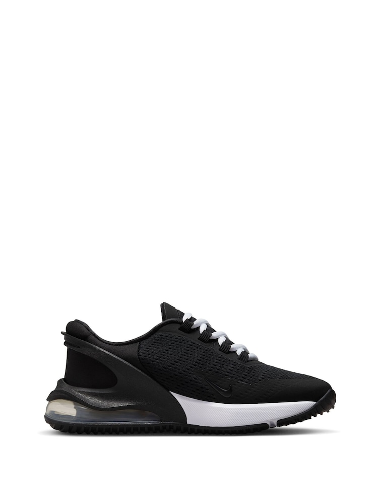 Nike Black/White Air Max 270 GO Youth Trainers - Image 10 of 10
