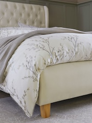 Laura Ashley Annaly Velvet Oyster Chatsworth Ottoman Storage Bed Upholstered - Image 4 of 5