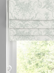 Laura Ashley Duck Egg 100% Cotton Tuileries Made To Measure Roman Blinds - Image 2 of 6