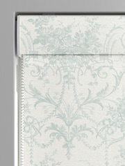 Laura Ashley Duck Egg 100% Cotton Tuileries Made To Measure Roman Blinds - Image 3 of 6