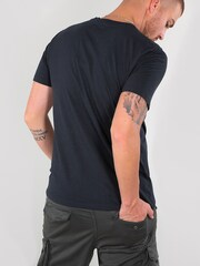 Alpha Industries Basic Small Logo Rep 100% Cotton T-Shirt - Image 2 of 6