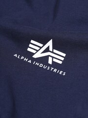 Alpha Industries Basic Small Logo Rep 100% Cotton T-Shirt - Image 6 of 6