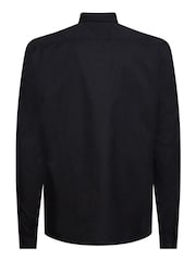 Tommy Hilfiger Black Regular Fit Core Flex Poplin Shirt - Image 5 of 8