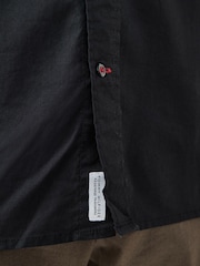 Tommy Hilfiger Black Regular Fit Core Flex Poplin Shirt - Image 7 of 8