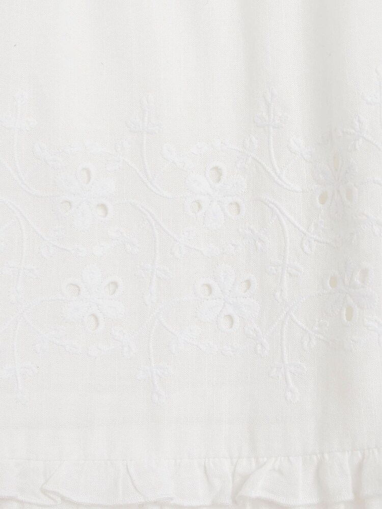 River Island White Lace Maxi Shirt Dress - Image 5 of 5 River Island White Lace Maxi Shirt Dress - Image 5 of 5