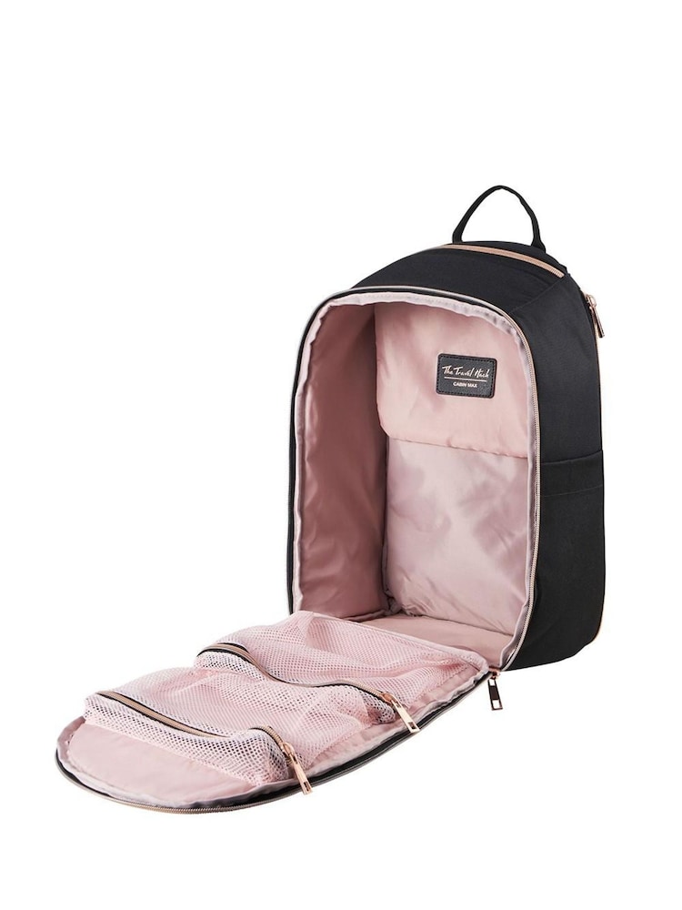 Cabin Max Black Travel Hack 40cm Cabin Backpack - Image 6 of 6