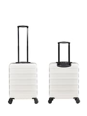 Cabin Max White Anode Underseat Two Wheel Case 40x30x20cm - Image 2 of 4