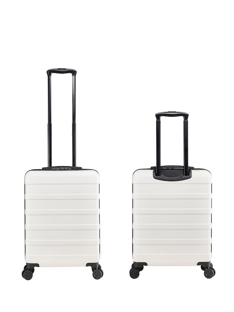 Cabin Max White Anode Underseat Two Wheel Case 40x30x20cm - Image 2 of 4