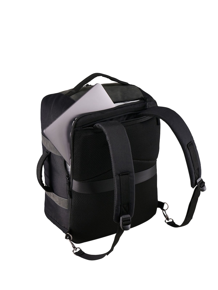 Cabin Max Black Manhattan 45cm Cabin Backpack - Image 5 of 6