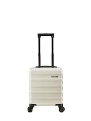 Белый - Чемодан Cabin Max Anode Four Wheel Carry On Easyjet Sized Underseat 45cm Suitcase - Image 2 of 4