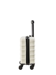 Белый - Чемодан Cabin Max Anode Four Wheel Carry On Easyjet Sized Underseat 45cm Suitcase - Image 3 of 4