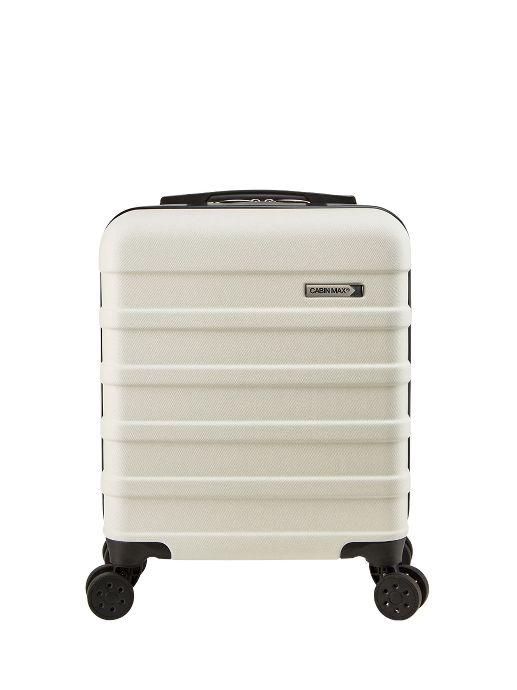 Buy Cabin Max White Anode Four Wheel Carry On Easyjet Sized Underseat 45cm Suitcase from Next Luxembourg