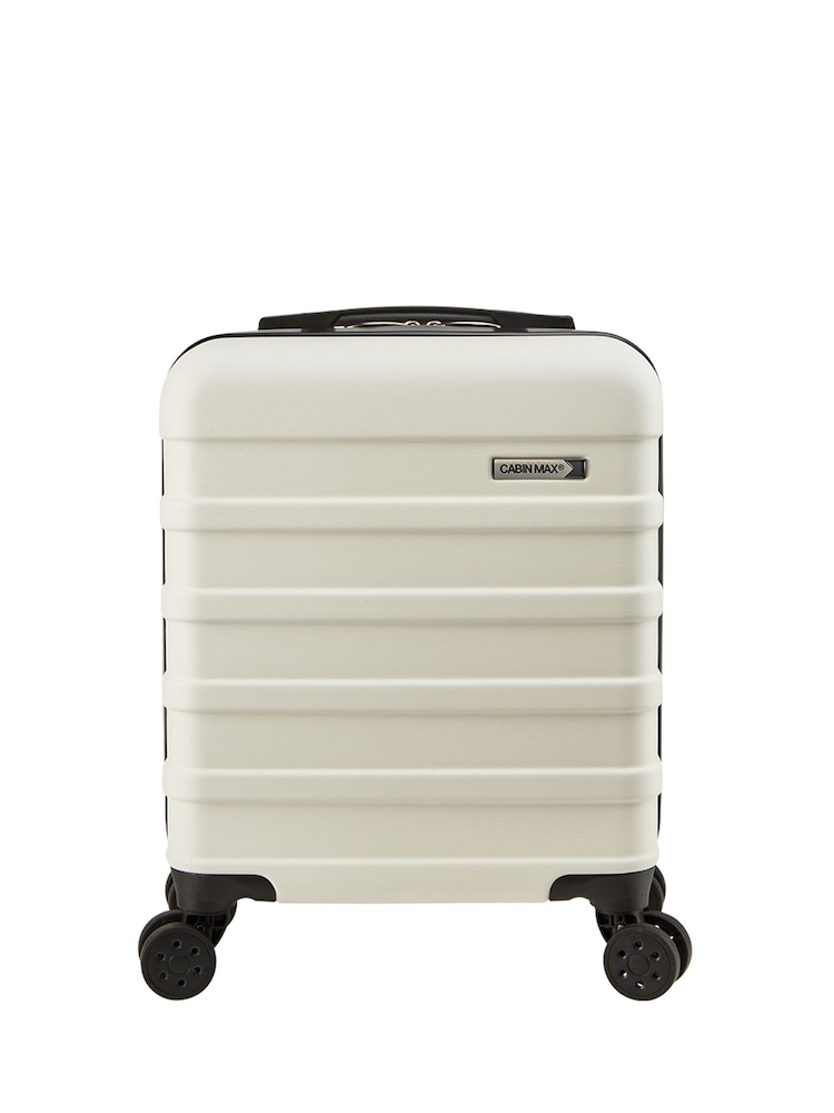 Белый - Чемодан Cabin Max Anode Four Wheel Carry On Easyjet Sized Underseat 45cm Suitcase - Image 4 of 4