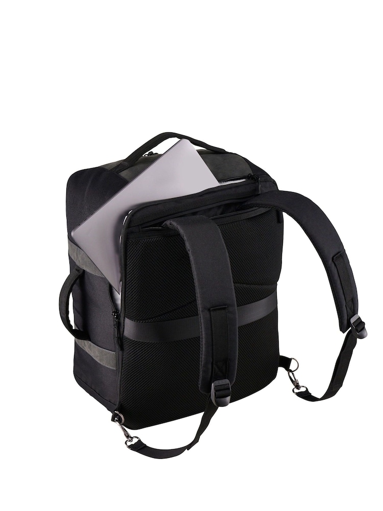 Cabin Max Black Manhattan 40cm Underseat 20 Litre Travel Backpack - Image 5 of 6