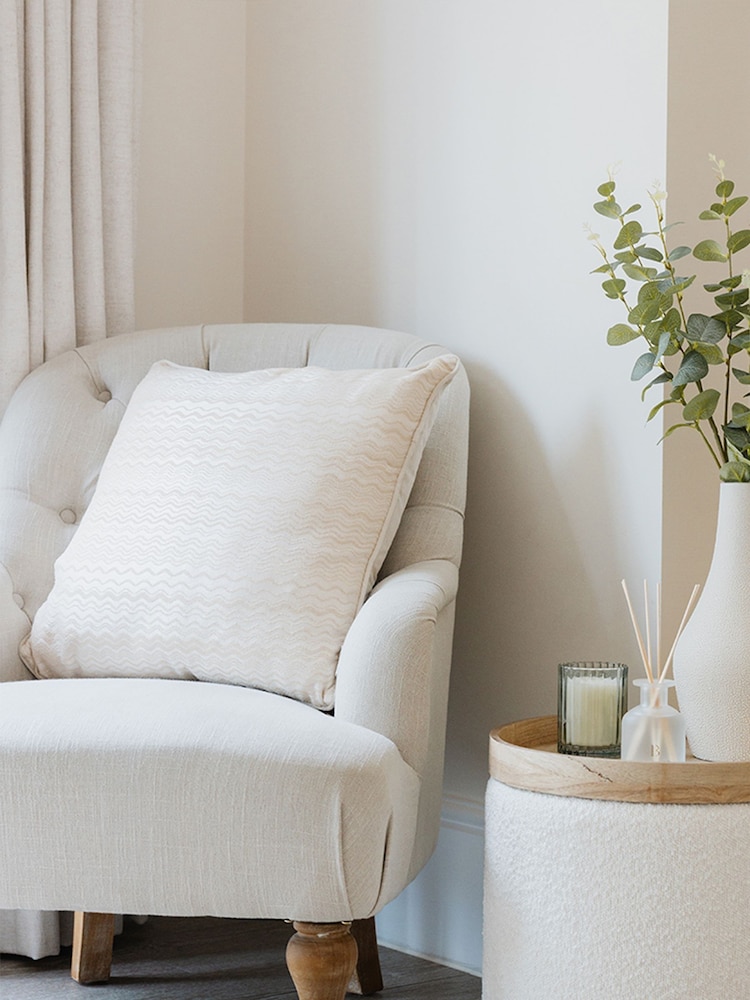 Chapter B Cream Wave Jacquard Cushion - Image 2 of 6