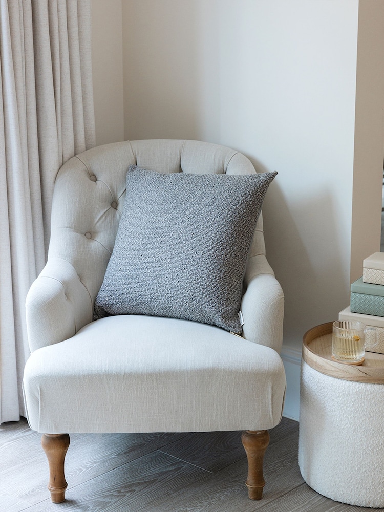 Chapter B Grey Bouclé Cushion - Image 1 of 5