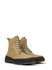Camper Women Brown Lace-Up Booties - Image 2 of 5