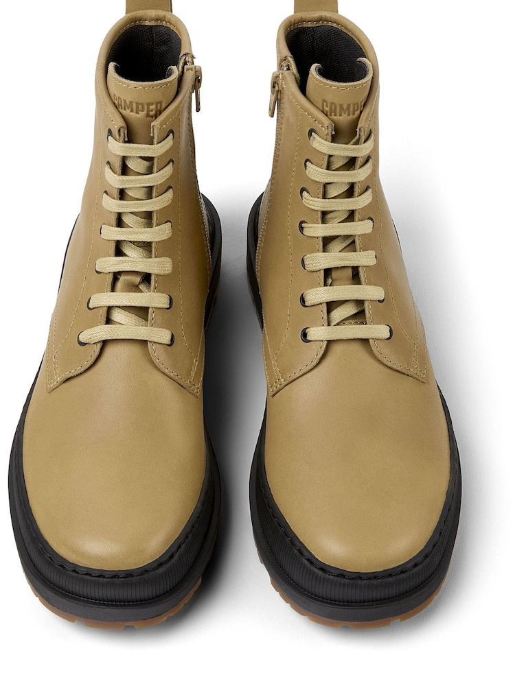 Camper Women Brown Lace-Up Booties - Image 4 of 4