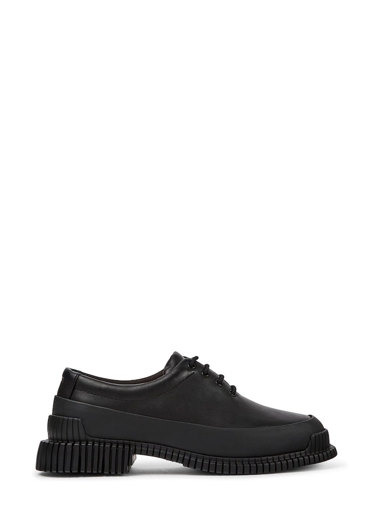 Pix Black Leather Lace Up Women's Shoes - Image 1 of 5