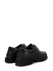 Pix Black Leather Lace Up Women's Shoes - Image 3 of 5