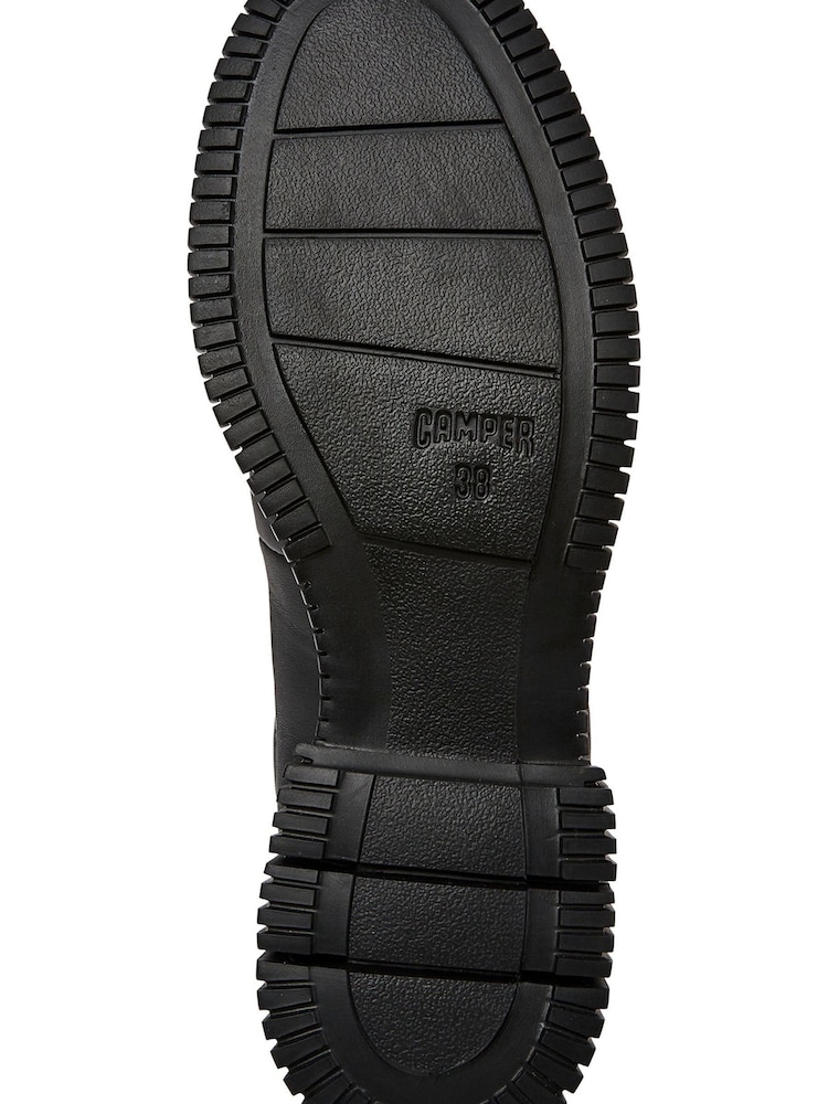 Pix Black Leather Lace Up Women's Shoes - Image 5 of 5