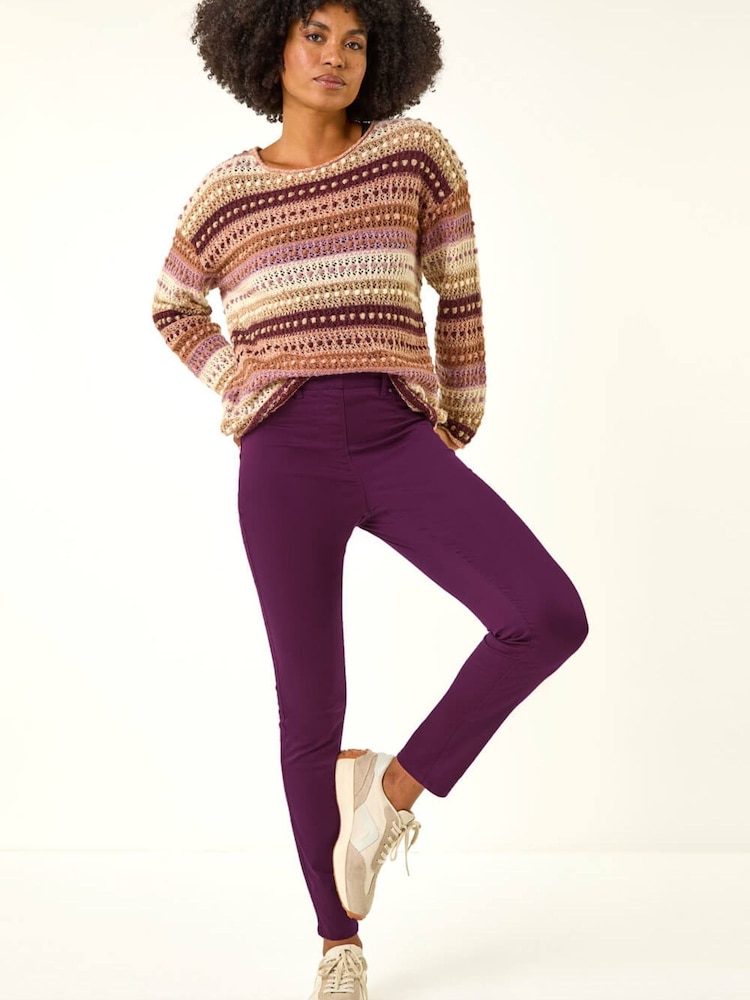 Roman Purple 31'' Denim Stretch Legging - Image 2 of 5